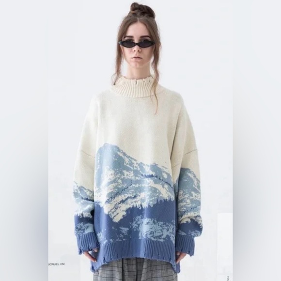 Harsh and Cruel knit sweater/turtleneck - Picture 1 of 2